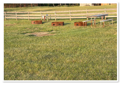 bales of hay