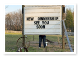 sign at True West