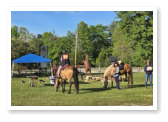 people meeting before a ride