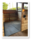 horse stall for our guests to use